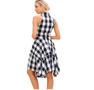 Womens Shirt Dress • BLACK and WHITE Check