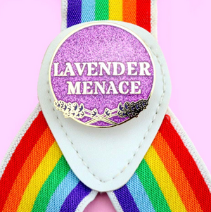 Jubly Umph Lapel Pin • Lavender Menace