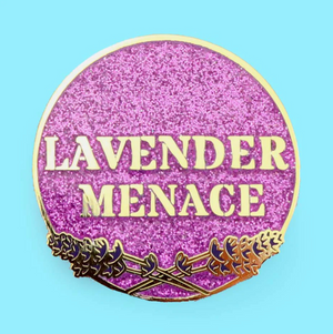 Jubly Umph Lapel Pin • Lavender Menace