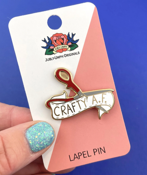 Jubly Umph Lapel Pin • Crafty A.F