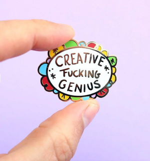 Jubly Umph Lapel Pin • Creative F*cking Genius