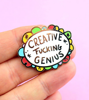 Jubly Umph Lapel Pin • Creative F*cking Genius