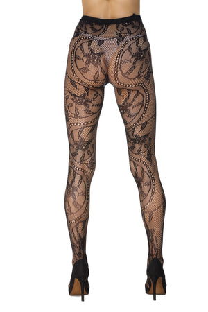 Pantyhose • Sexy Charming Floral Pattern Fishnet