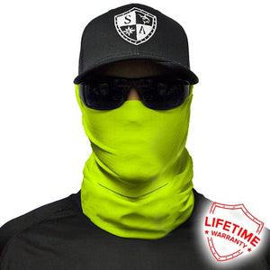 Face Shield Bandana •Safety Green