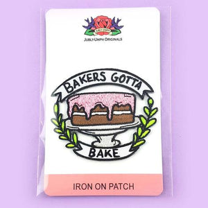 Jubly Umph Embroidered Patch • Bakers Gotta Bake