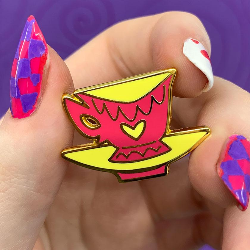 Erstwilder Mad Hatter's Tea Party Cup Enamel Pin