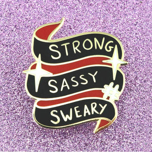 Jubly Umph Lapel Pin • Strong Sassy Sweary