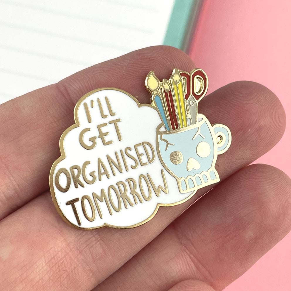 Jubly Umph Lapel Pin • I'll Get Organised Tomorrow